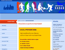Tablet Screenshot of hala-kadan.cz